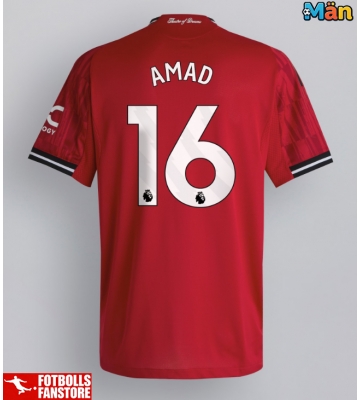 Manchester United Amad Diallo #16 Hemmatröja 2025-26 Kortärmad